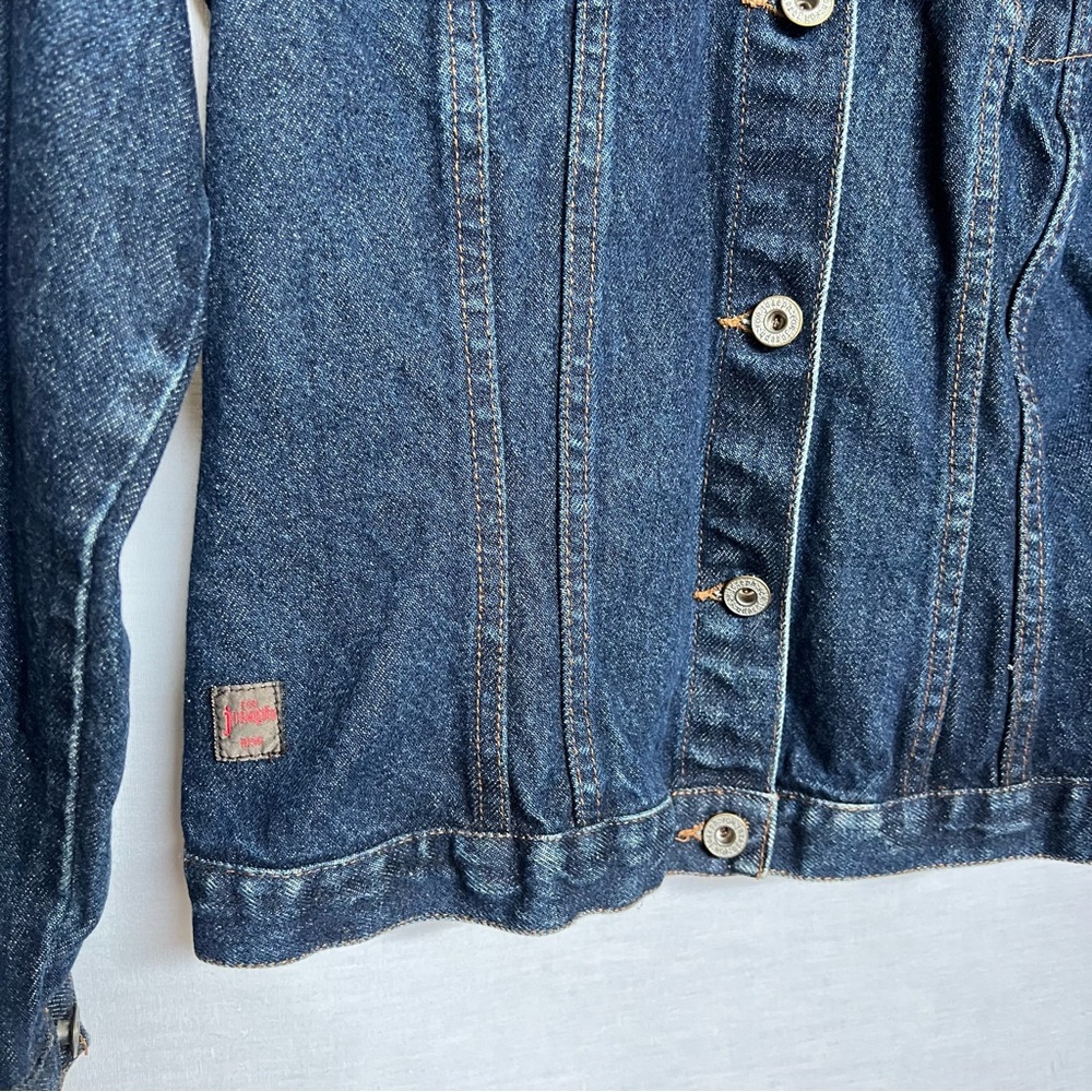 For Joseph Women's Classic Blue Cotton Jean Fitted Jacket - Picture 4 of 10